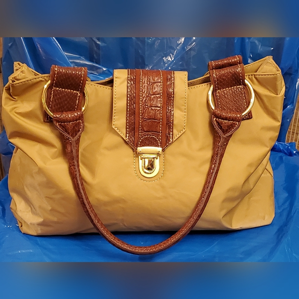 Khaki/ Brown Women's Satchel